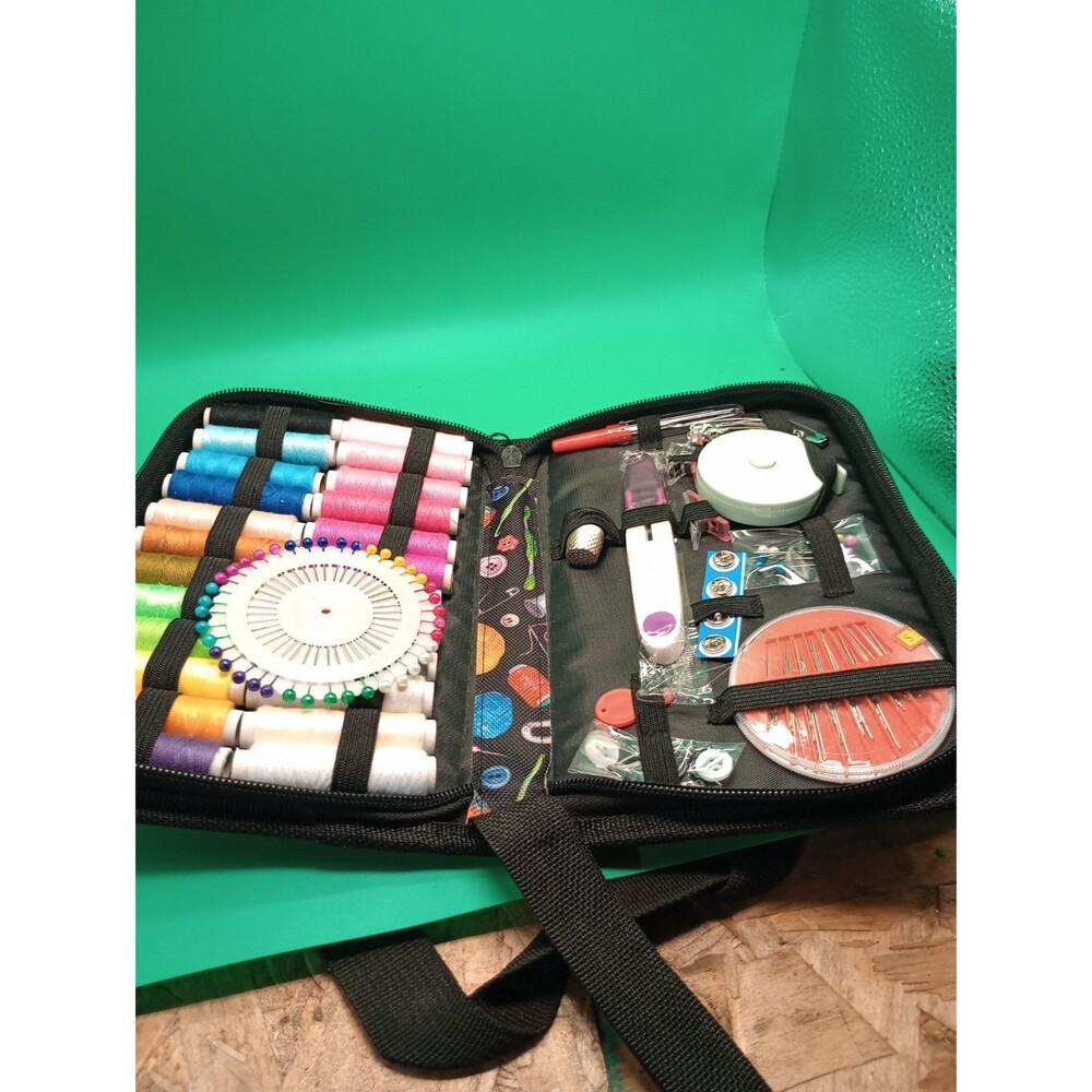 Sewing Kit With EVERYTHING you Need!!! On Hand Bag With Handle As Well!